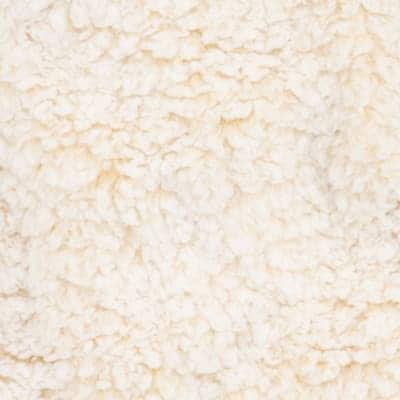 vegan beige sherpa fabric closeup
