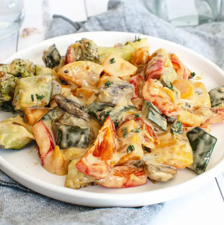 Easy Vegetable Cheese Bake [Vegan] Cook Mexican