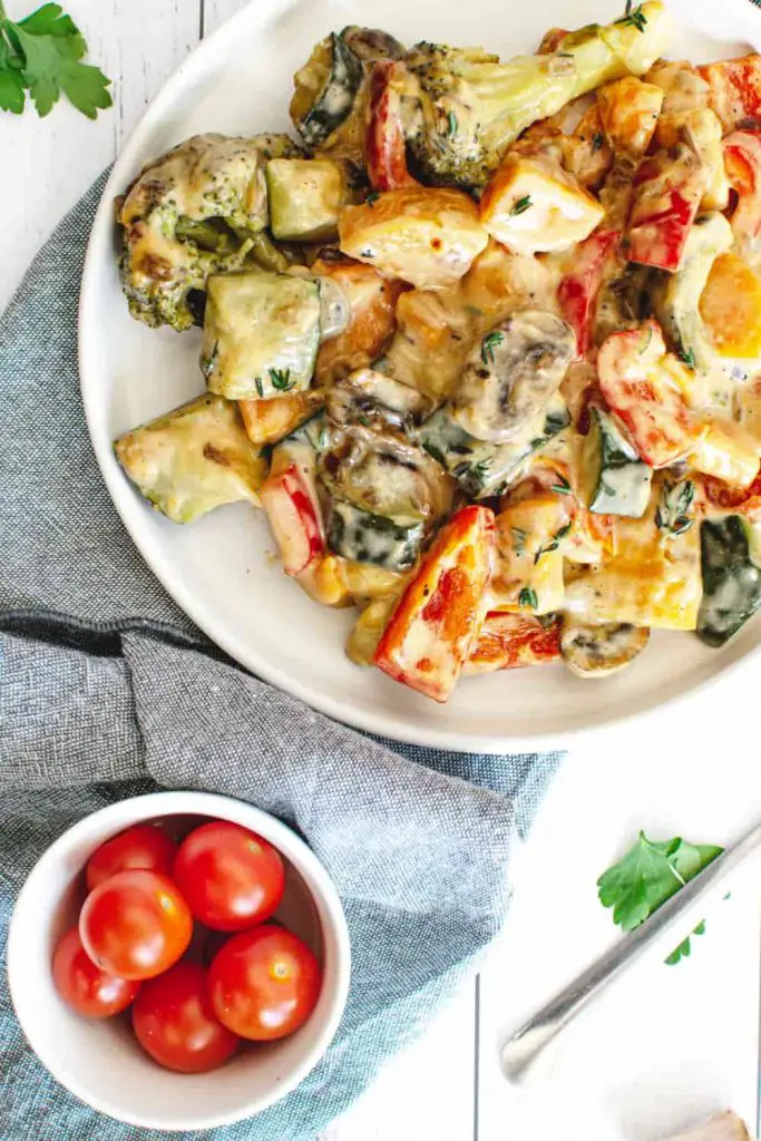 Easy Vegetable Cheese Bake [Vegan] Plant Prosperous