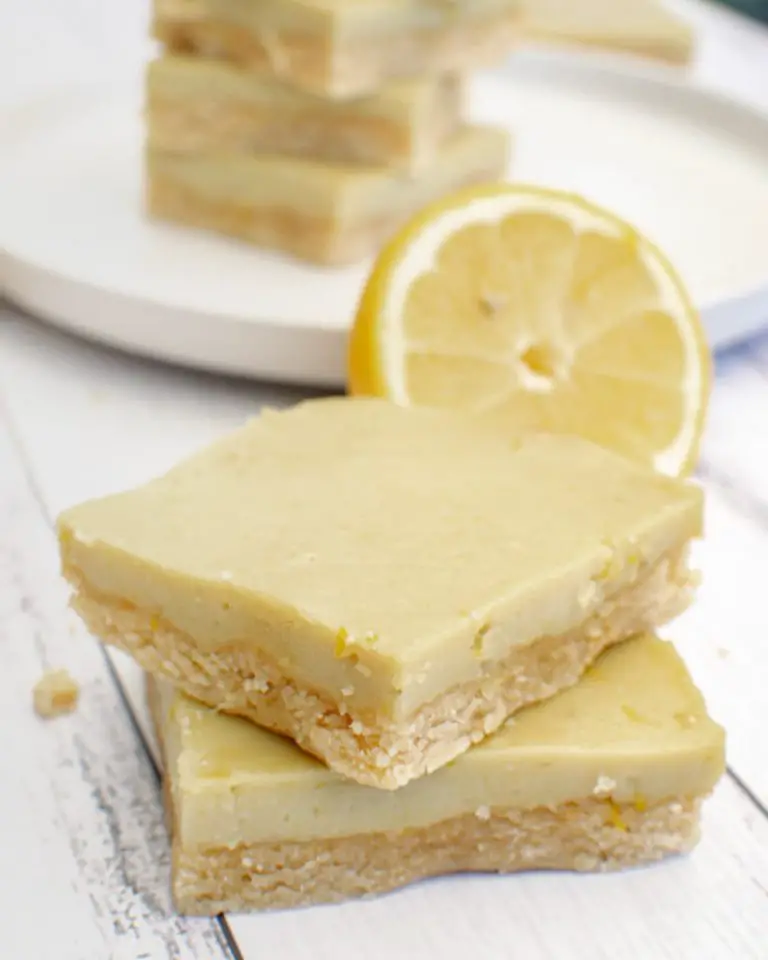 Healthy Almond Flour Lemon Bars [Vegan, GlutenFree] Plant Prosperous